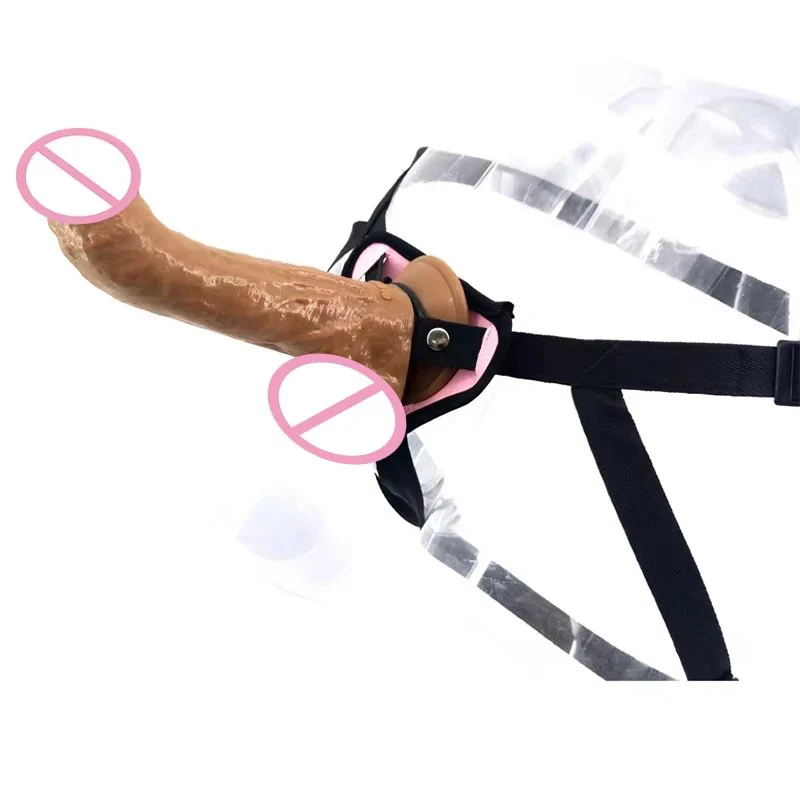 Lesbian Sex Toy Dildo Pants for Woman Men Couples Dildo with Belt Strap on Realistic Strapon Dildo for Lesbian