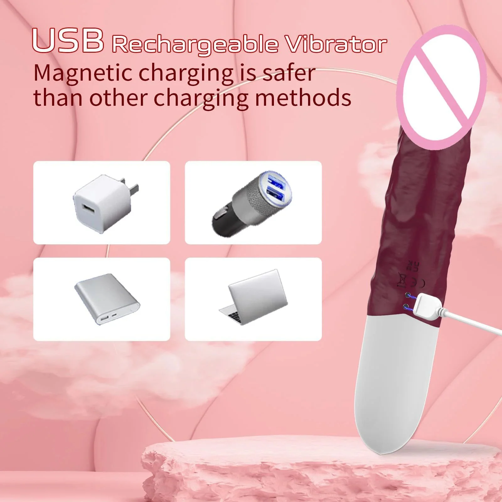 LED Display G Spot Dildo Vibrator Wand Sex Toys Vaginal Masturbation Realistic Dildo Vibrator for Female Man Anal Stimulation