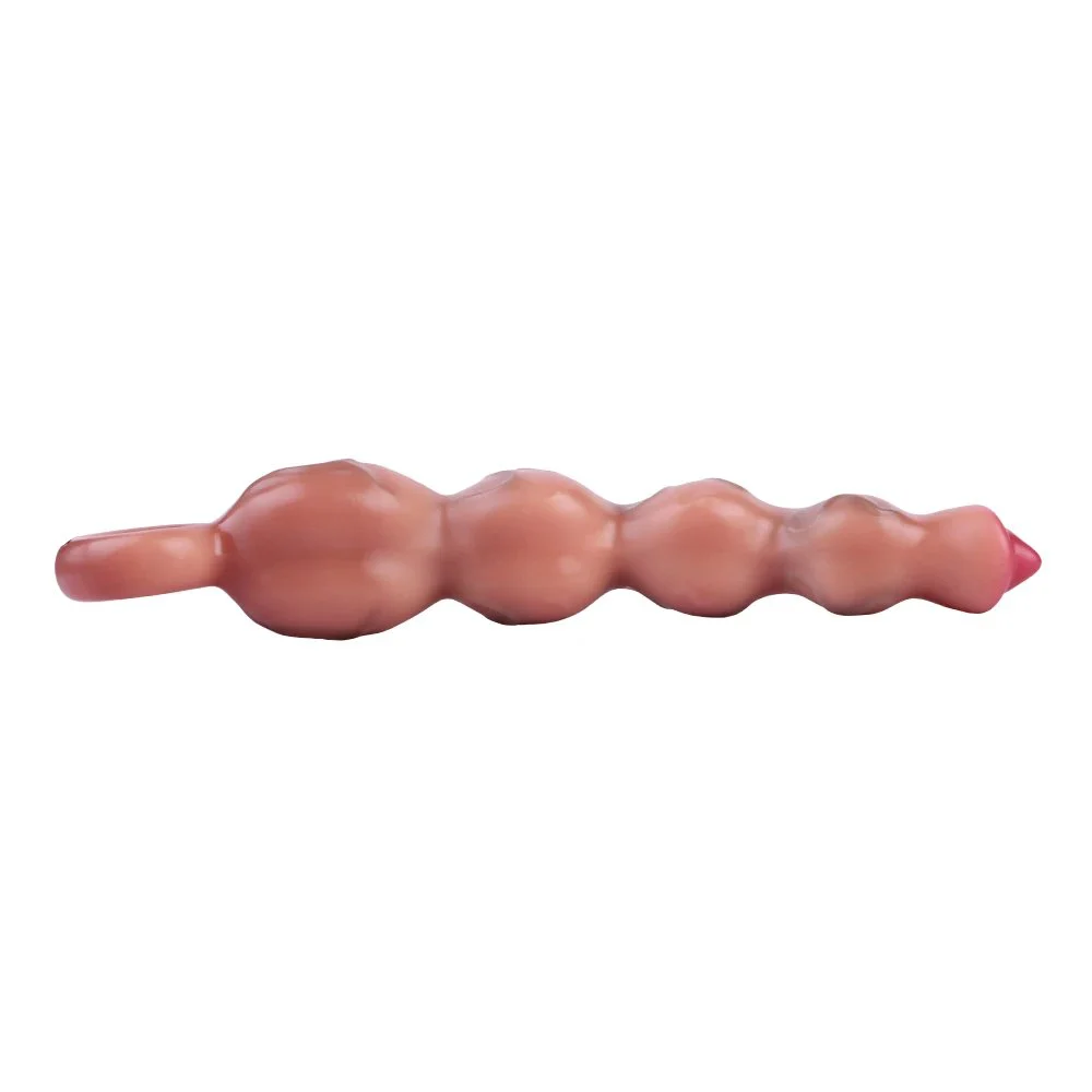 Silicone Vibrator Anal Beads Male Prostate Massager Anal Training Sex Toy for Men Women G Point Stimulation for Beginners