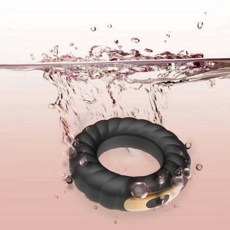 Waterproof Vibrating Cock Ring Sex Toys Penis Ring with Intense Vibration