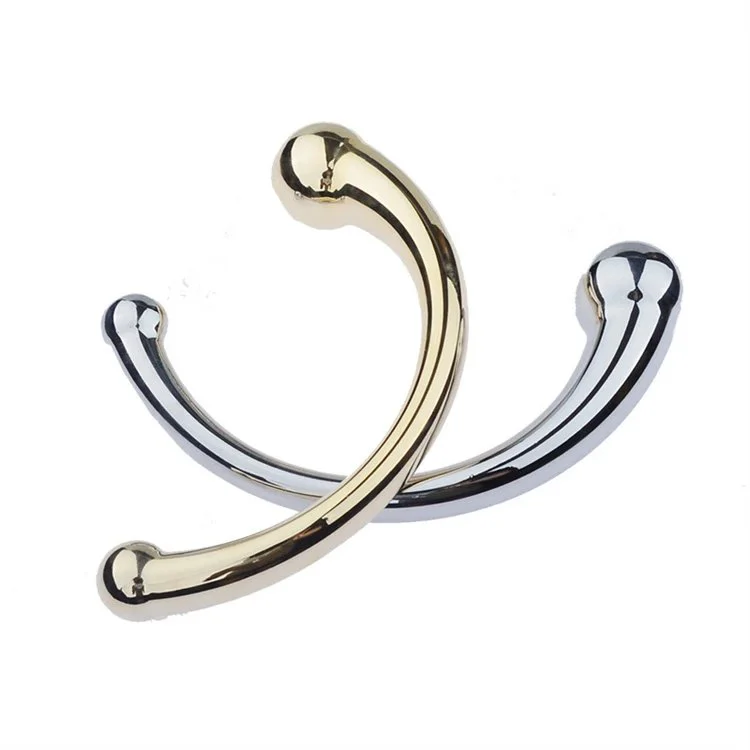 Sex Toys Metal Penis Anal Plug Dildo Stainless Steel Double Ended G Spot Wand Massage Stick