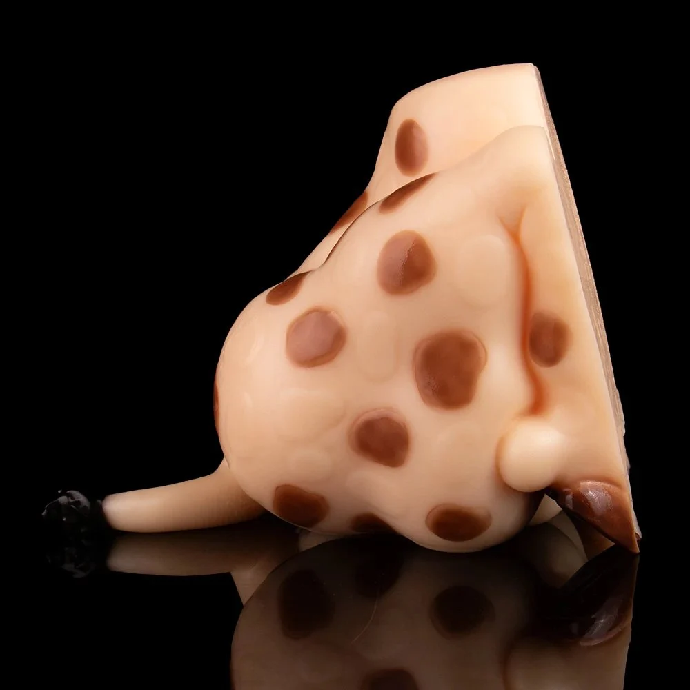 Soft Unique Fantasy Masturbator Deepthroat Sex Toys for Men,Animal Male Masturbator Monster Sex Toy with Brown Tongue