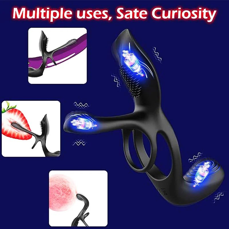 USB Magnetic Suction Charging Male Prostate Massage Vibrator Silicone Waterproof Prostata Stimulator