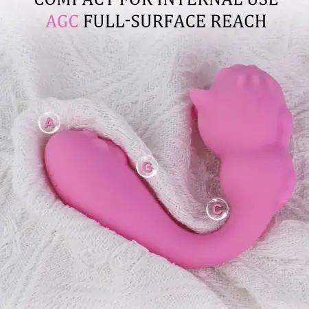 Small Vibrator Bullet Animal Cute cat Shape Rechargeable Clitoral Adult Sex Toy, Rabbit Clitoris Stimulator Vibe for Women