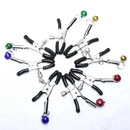 Bondage Toys Breast Stimulator Female Sex Toy Nipple Clamps with Ring