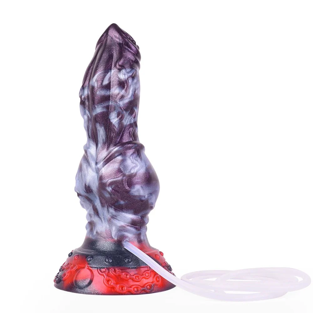 Soft Fantasy alien Cock Squirting Dildo Orgasmic Ejaculation Anal Plug Masturbator Sex Toy for Woman