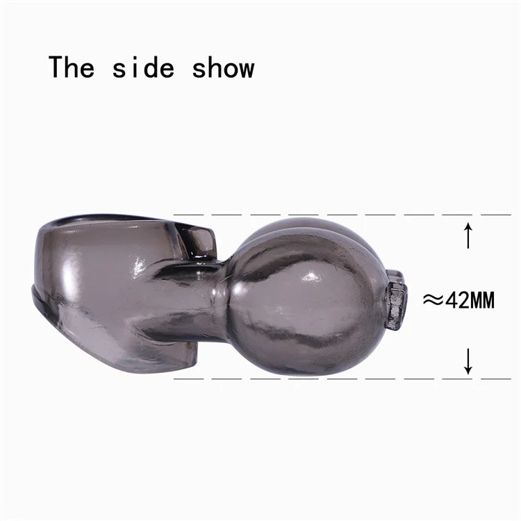 Male Scrotum Testicle Ball Stretcher Sleeve Time Delay Ejaculation Cock Penis Ring TPE Scrotum Lock