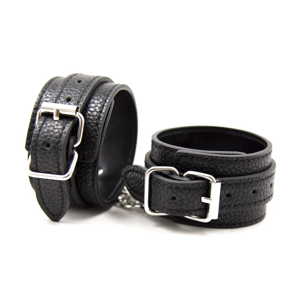 Handcuffs Leather Shackle Sex Handcuffs Needle Buckle Sex Hand Chain Shackle