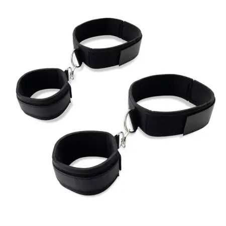 Sex Toys Bondage Set for Couple Hand and Legs Cuff Bondage Wrist to Thigh Restraint
