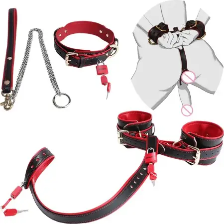 Testicle Wrist Restraint Straps,Testicle Bondage Rope Sex Restraints Male Masturbator Penis Punish Adult Sex Toys for Men