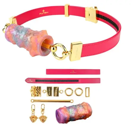 The Neon Belt Gag Is Suitable for Adult Couples to Increase the Fun of Props Bdsm Game with a Strong Sense of Restraint Gag