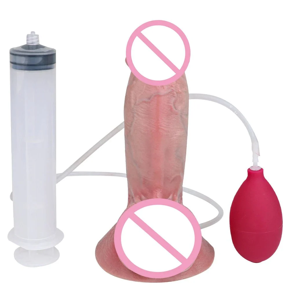 Soft Silicone Penis Ejaculation Dildo Artificial Squirting Dildo Massage Vaginal Simulation Dildo Sex Toys