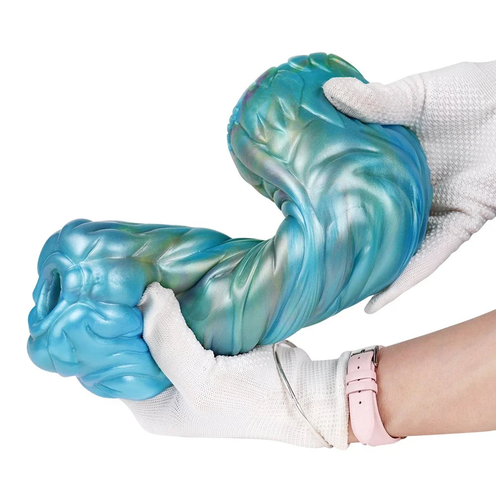 Soft Silicone Flame Cow Masturbation Cup AlI-Channel Realistic Vagina Feel Pussy Sex Toys Masturbation for Men