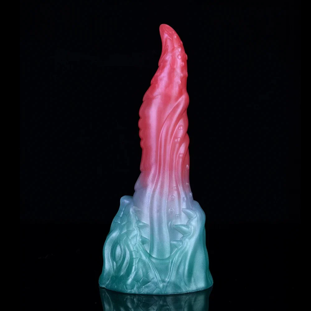 Monster Dildo Fantasy Dildo With Octopus Tentacle Texture - Laphwing Curved Shaft Adult Sex Toy for G-spot Anal Play