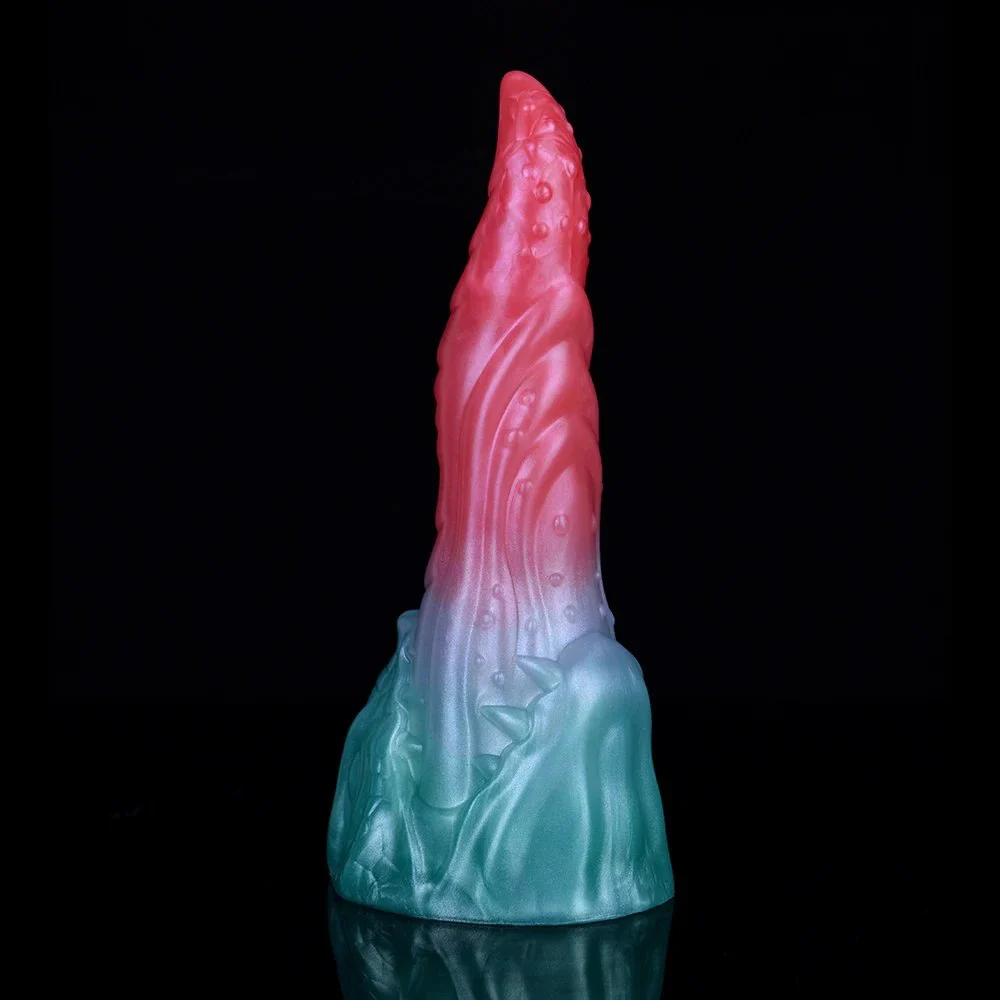 Monster Dildo Fantasy Dildo With Octopus Tentacle Texture - Laphwing Curved Shaft Adult Sex Toy for G-spot Anal Play