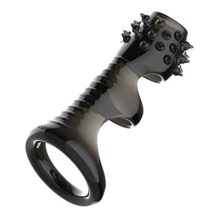 Penis Extender Sleeve Reusable Penis Sleeve Enlar Spiral Penis Ring