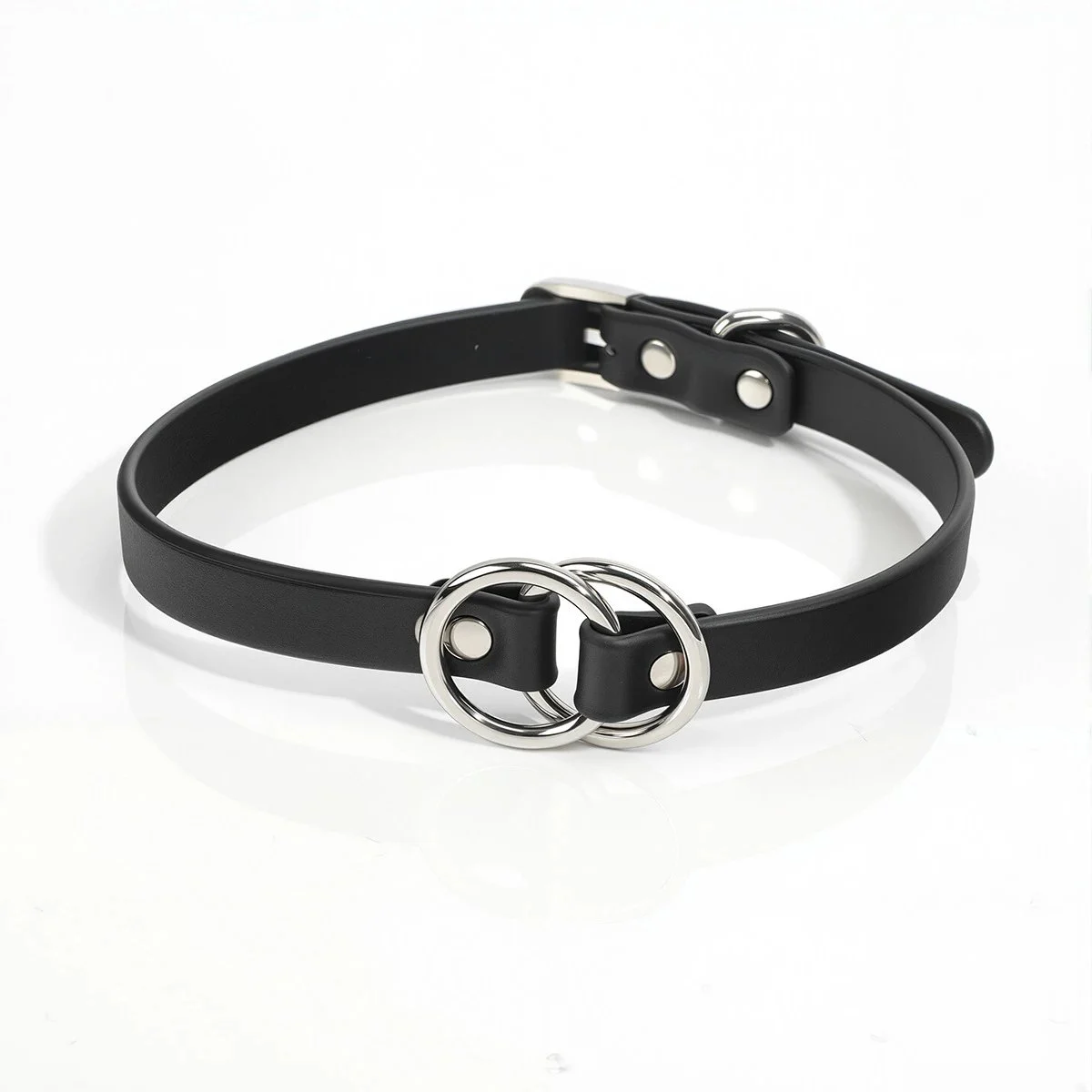 Sex Toys Leather Collars Small Circles Women's Sex Toys Training Collars Necklaces Accessories
