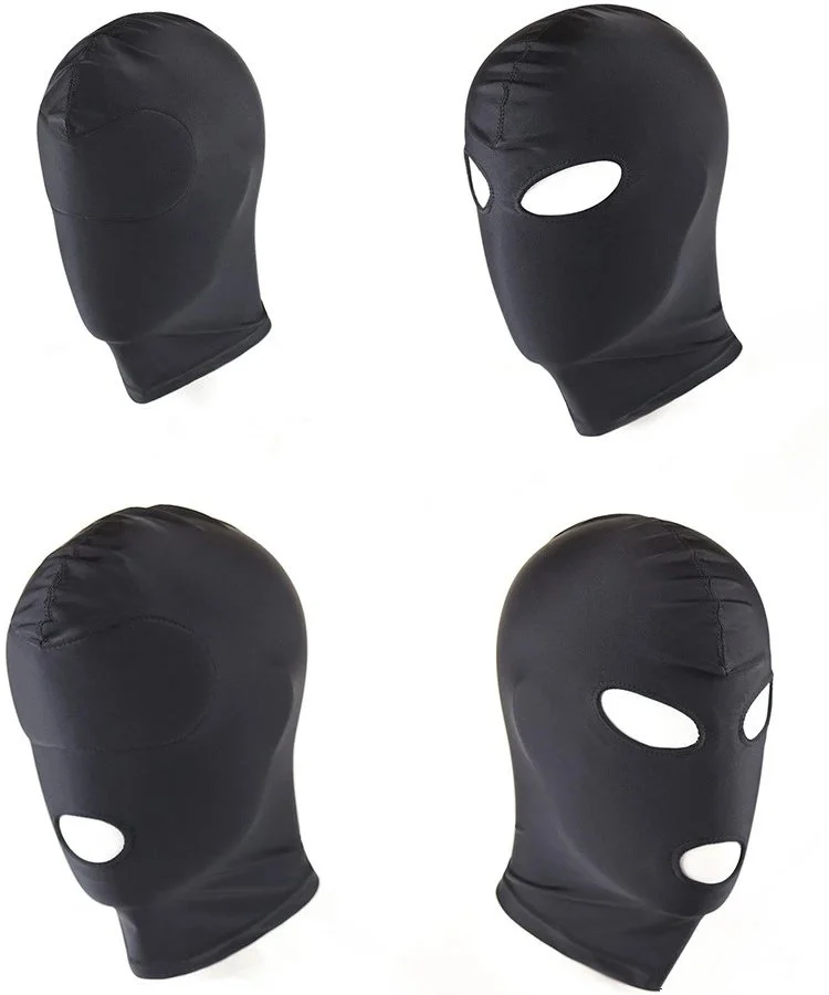 Black Hood Adult Products Alternative Sex Couples Head Set Breathable Sponge Breathable Eye Mask