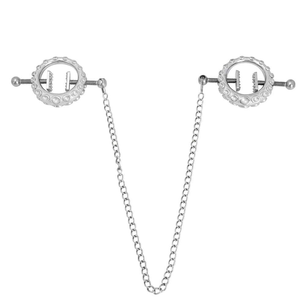 Sucking Plate Nipple Clamps Sex Toys Sexy Adjustable Stainless Steel Bondage Gear BDSM Adult Sex Toys Stimulating Sex Toys