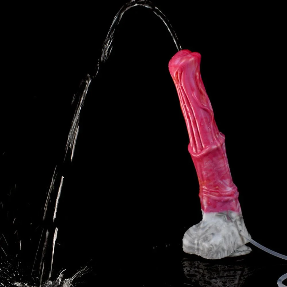 Silicone Horse Simulation Phallus Adult Sex Appeal Female Ejaculation Enema Phallus Masturbator for Women