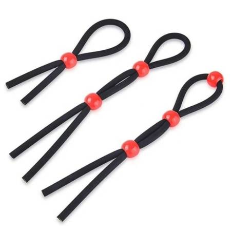 Adult Male Sex Toys Adjustable Silicone Lasso Cock Ring for Men Delay Ejaculation