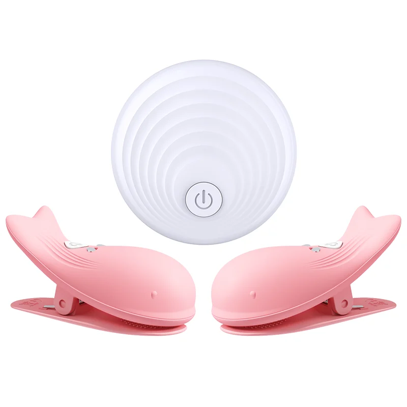 Wireless Remote Control Female Masturbation Vibrator Adult Products Nipple Sucking Sex Toys with Breast Clip Adult Products