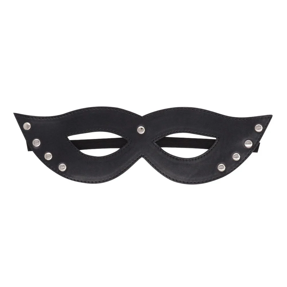 Bondage Leather Eye Mask Cosplay Couple Sexy Eye Patch Adult Product Bondage Elastic Mask Other Sex Toy