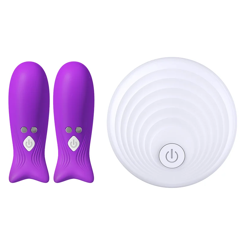 Wireless Remote Control Female Masturbation Vibrator Adult Products Nipple Sucking Sex Toys with Breast Clip Adult Products