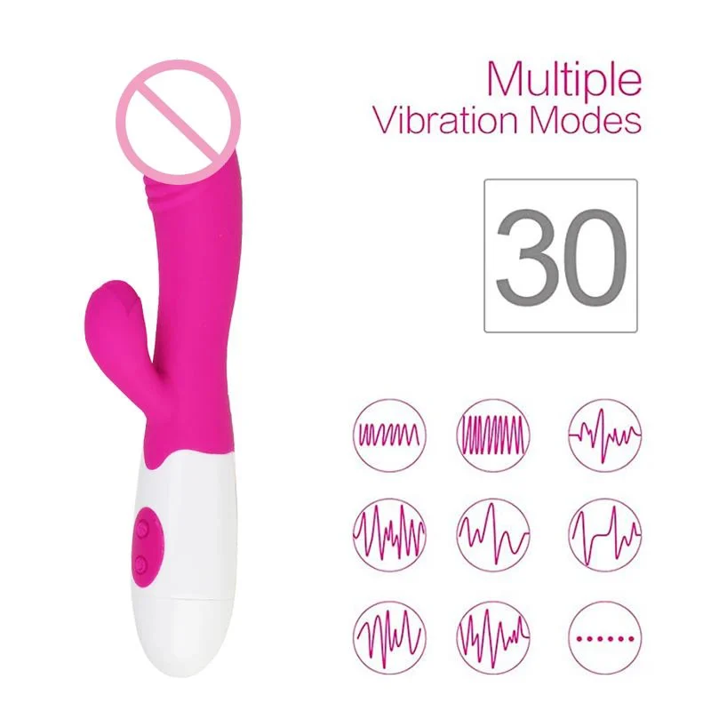 Battery Dildos Vibrator Sex Toy Thrusting Rabbit Sex Vibrator for Women