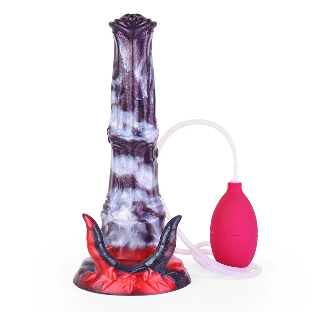 New Series Huge Horse Squirting Dildo Inflatable Squirting Animal Dildo With Suction Cup for Female Masturbator