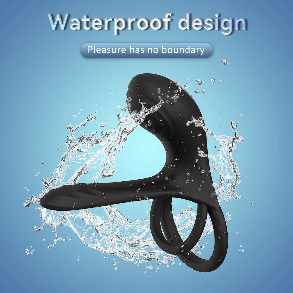 Sex Toys for Couple Vibrator 10 Frequency Remote Control Vibrating Cock Ring Clitoral Stimulator