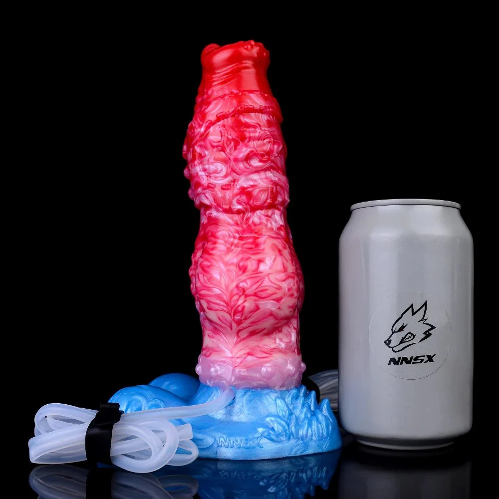 Inflatable Squirting Anal Dildo Prostate Massager Swelling Feature Fantasy Inflatable Squirting Dildo for Couples 18+ Adult Toy