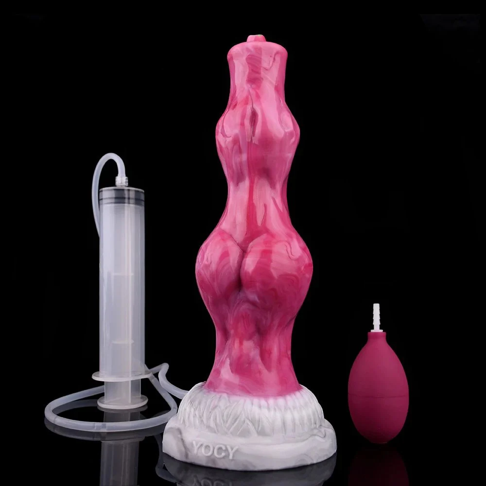 Huge Ejacultion Dildo With Sucker Silicone Squirting Penis for Adults Anal Dilator Dildo Sex Toy for Women