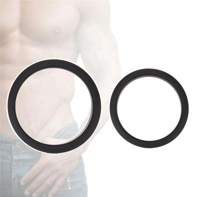 Sex Toy for Man Delay Ejaculation 6 Size Cock Rings Set Big Black Penis Ring Silicone Cock Ring