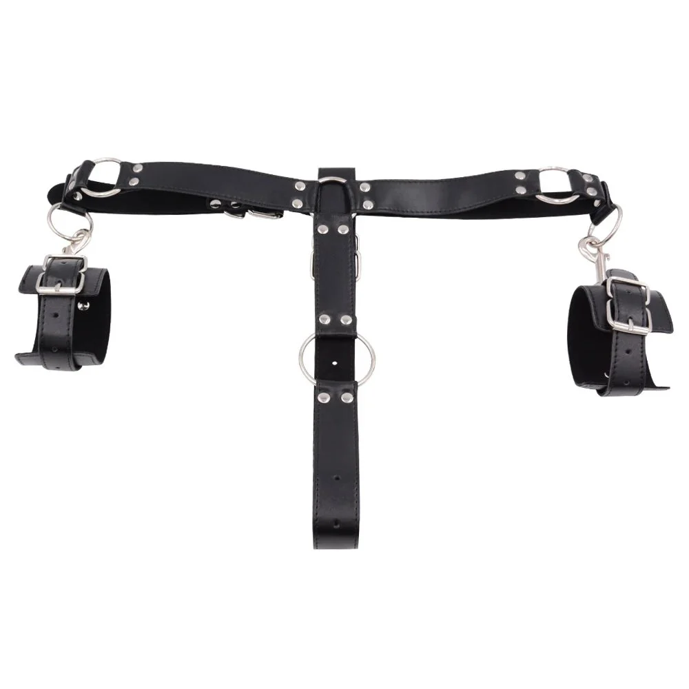 Bondage Men's Underwear With Handcuffs Cock Ring Adult Underwear for Men Sex Underwear Restraint Strap Other Sex Toy
