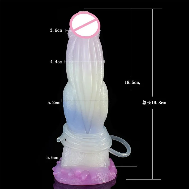 Huge Monster Artificial Sex Toy Squirting Colorful Silicone Realistic Anal Plug Sex Product for Women