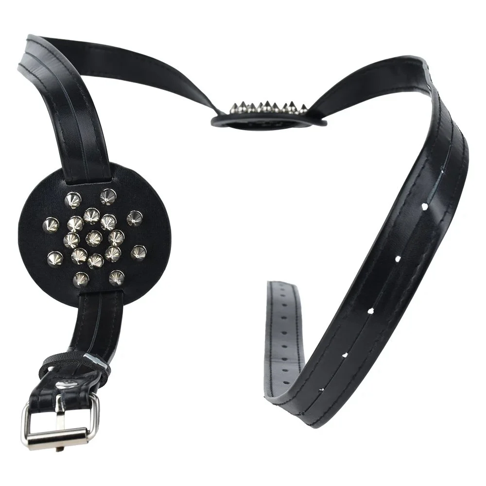 Spiked Breast Binder With Chest Straps Nipple Restraints Female Nipples Clamp Breast Bondage Sex Toys for Women Men