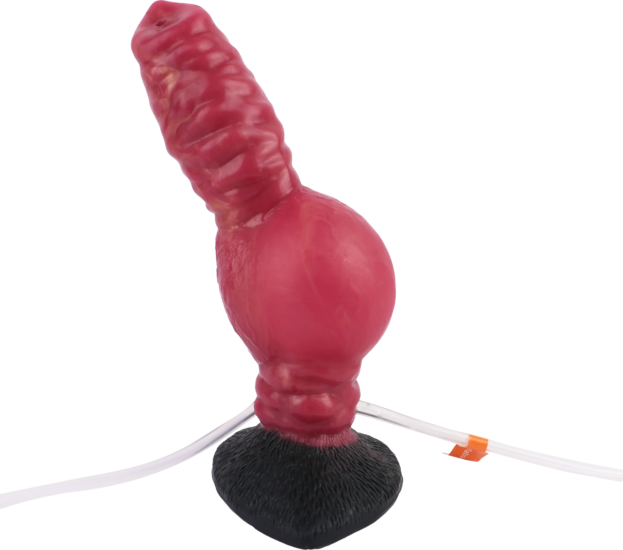 Inflatable Squirting Dildo with Suction Cups at the Bottom Strongly Adsorbed to the BodyAdult Sex Toys for Women