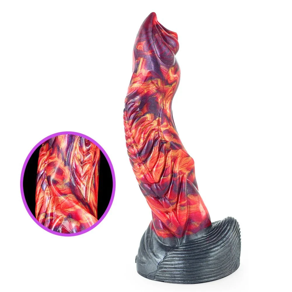 Long Super Big Anal Plug Silicone Huge Realistic Cock Penis Monster Fire Dragon Dildo Women Vagina Anal Sex