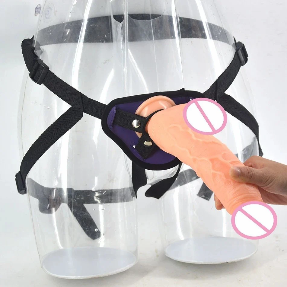 19cm Male Sex Toy Thick Penis with Belt Strap on Dildo Penis with Belt Sex Toys Dildo with Belt for Lesbian