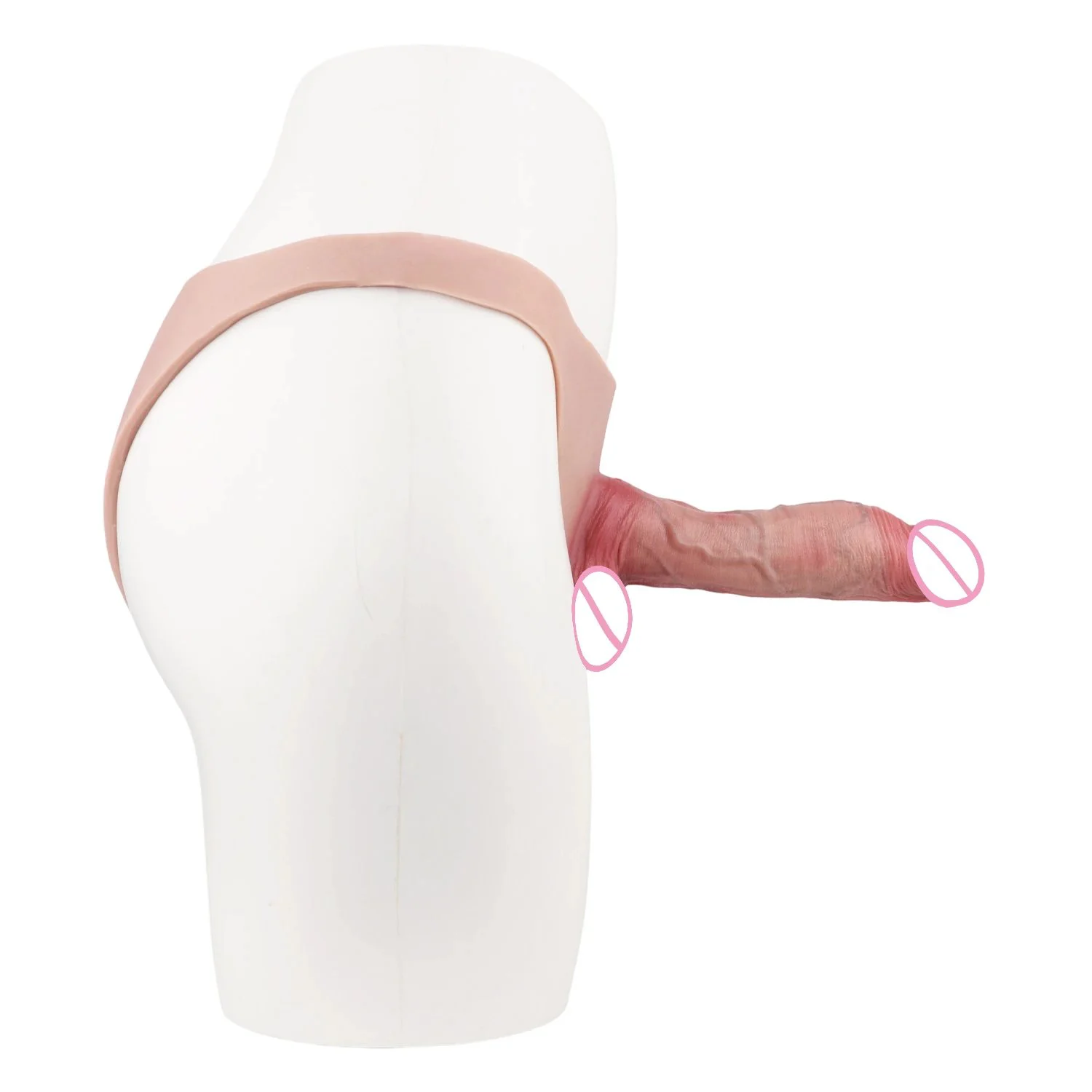 Medical-Grade Silicone Male Penis Extender Secure Fit with Realistic Feel Wearable Leather-Like Cover for Men