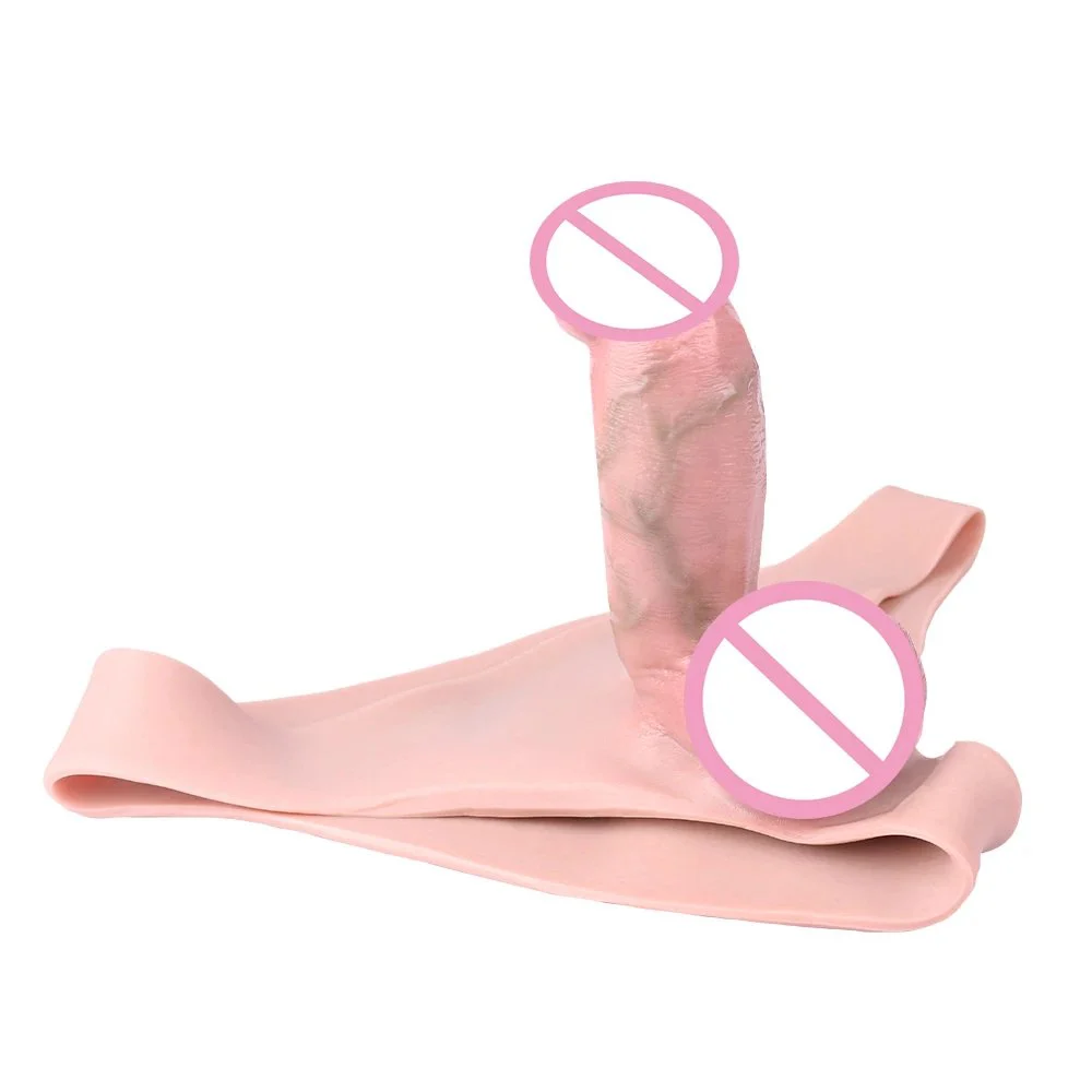 Realistic Big Penis Silicone Wearable Pants Sex Dildo Strap on Dildos Pants for Women Man Lesbian Wearable Adult Sex Toys