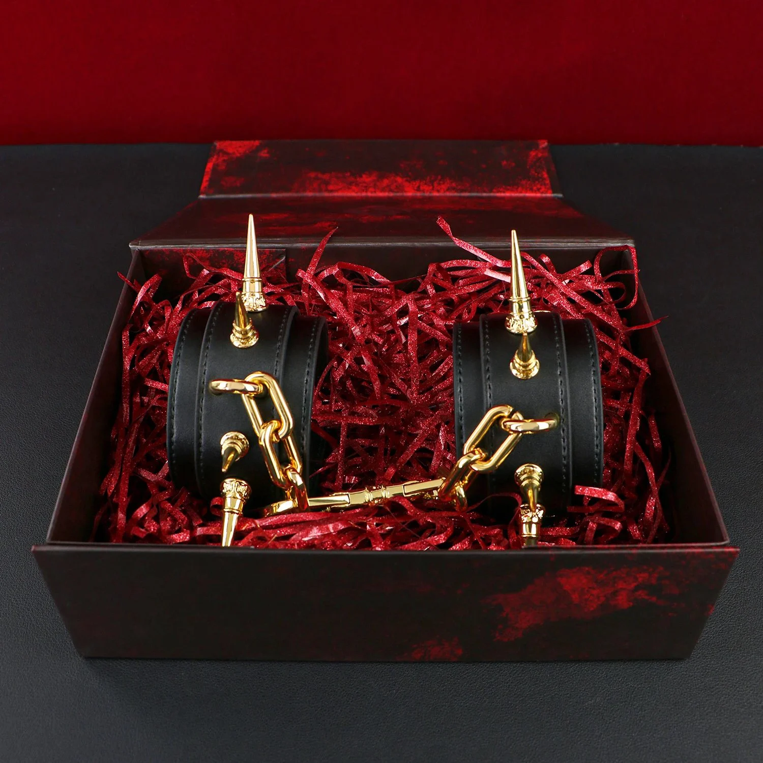 Leather Restraints for Adults Experience Cutting-Edge Stimulation and the Thrill of Confinement Available in 2 Colors
