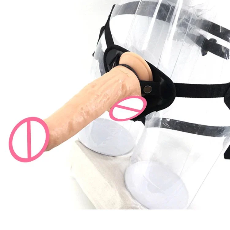 23.5cm Lesbian Sex Toy Dildo with Belt Strap on Dildo Ladies Dress Artificial Penis with Belt Strapon Dildo for Lesbian