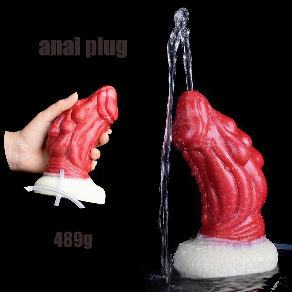 Large Squirting Dildo Huge Animal Ejaculation Anal Plug Dildos Animal Squirt Sex Toys