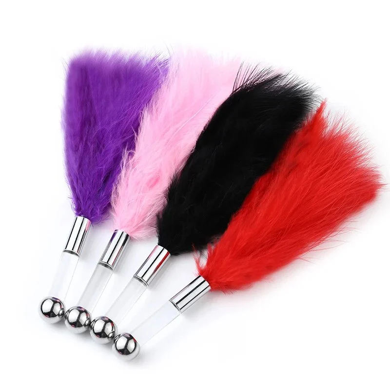 Flirting Feathers Soft Flogger Adult Sex Toy for Couples Flirt Whip Sex Toys