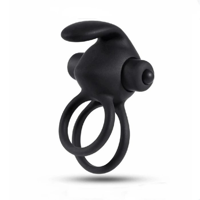 Strong Vibration Silicone Vibrating Cock Ring Sex Toys for Men Soft Penis Ring with Delay Time Features