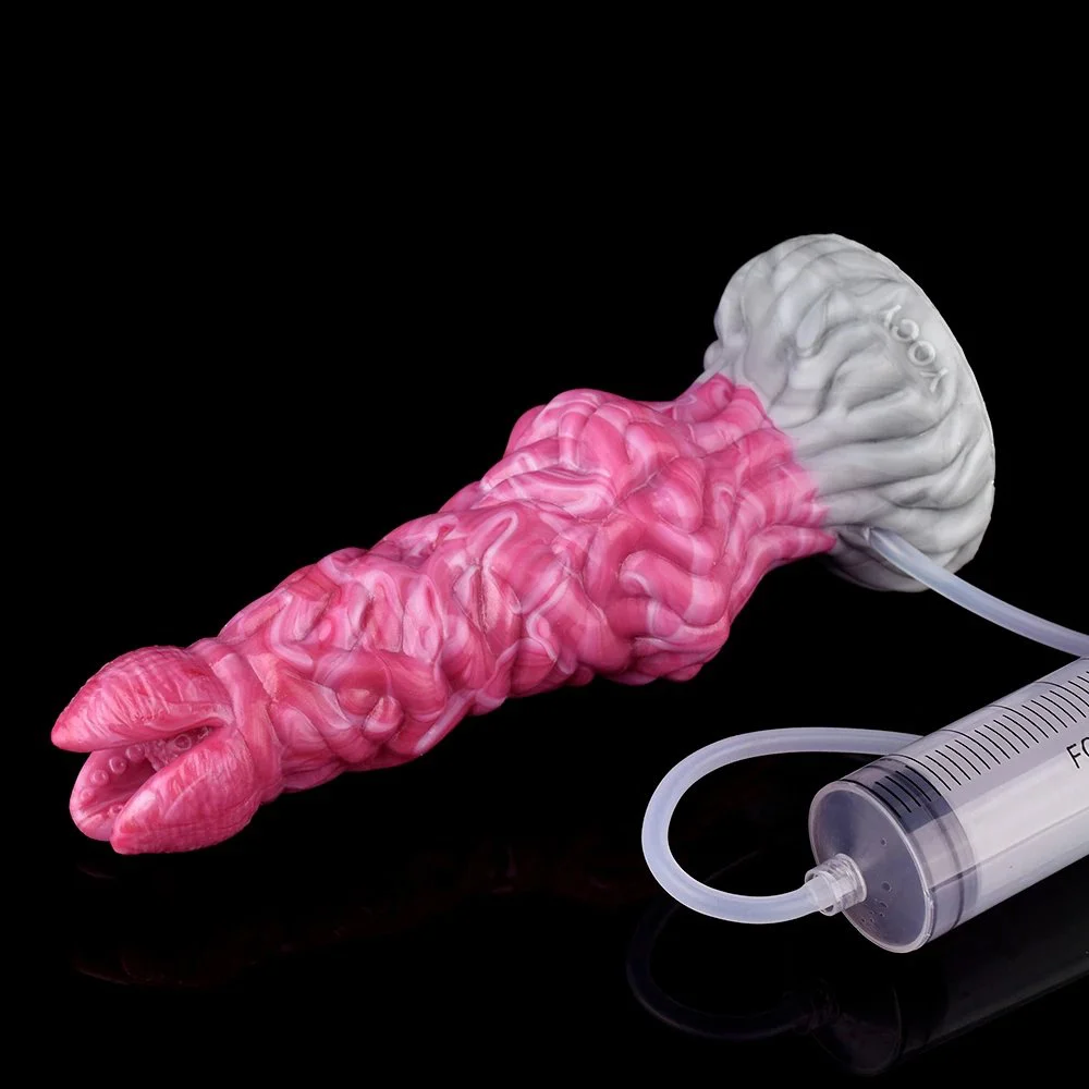Soft Liquid Silicone Ovipositor Squirting Sex Toy Orgasm Squirting Ejaculation Masturbator for Man Dna Woman