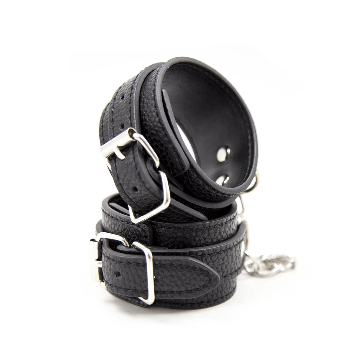 Handcuffs Leather Shackle Sex Handcuffs Needle Buckle Sex Hand Chain Shackle