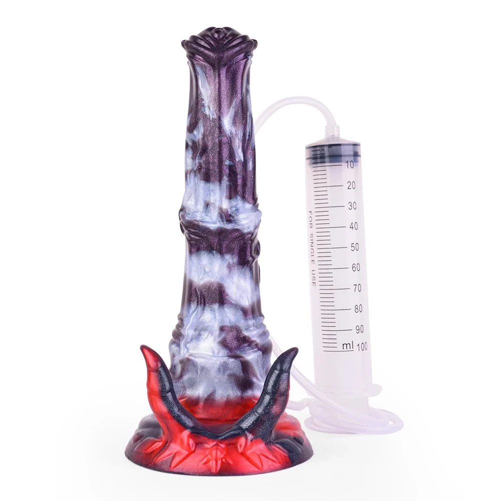 New Series Huge Horse Squirting Dildo Inflatable Squirting Animal Dildo With Suction Cup for Female Masturbator